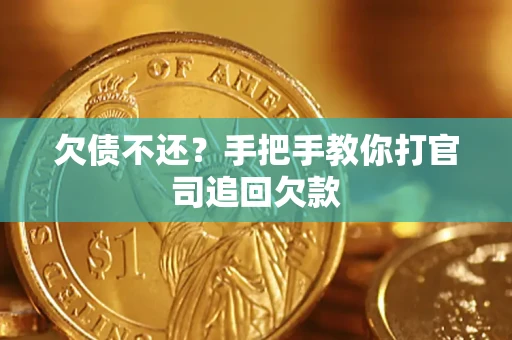 武汉欠债不还？手把手教你打官司追回欠款