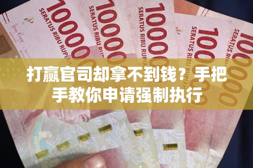武汉打赢官司却拿不到钱？手把手教你申请强制执行