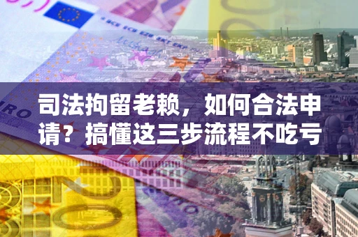 武汉司法拘留老赖，如何合法申请？搞懂这三步流程不吃亏！