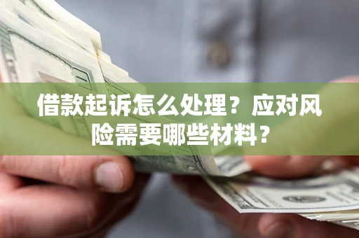 武汉借款起诉怎么处理？应对风险需要哪些材料？