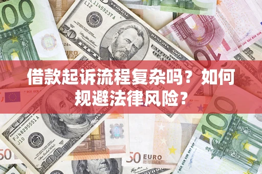 武汉借款起诉流程复杂吗？如何规避法律风险？