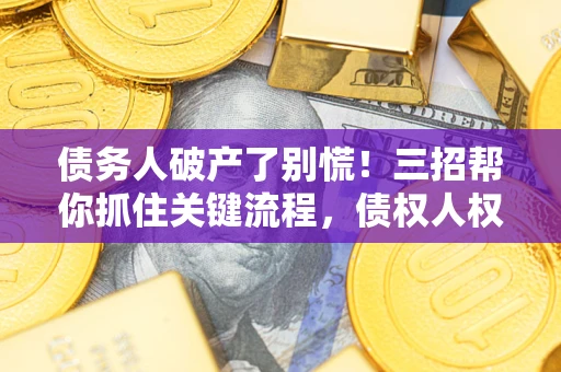 武汉债务人破产了别慌！三招帮你抓住关键流程，债权人权益不再缩水