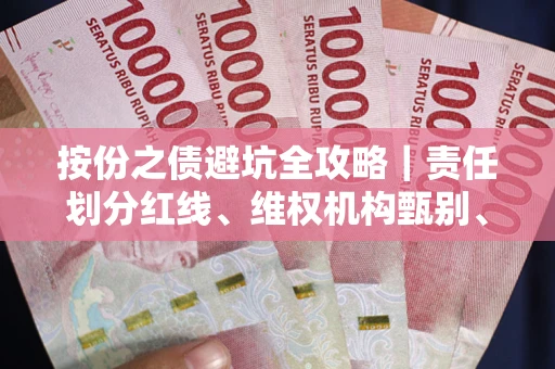 武汉按份之债避坑全攻略｜责任划分红线、维权机构甄别、纠纷处理全流程拆解
