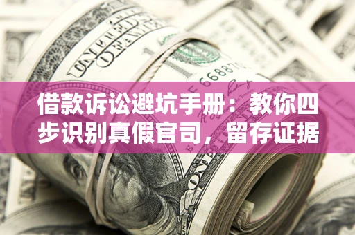 武汉借款诉讼避坑手册：教你四步识别真假官司，留存证据不踩雷