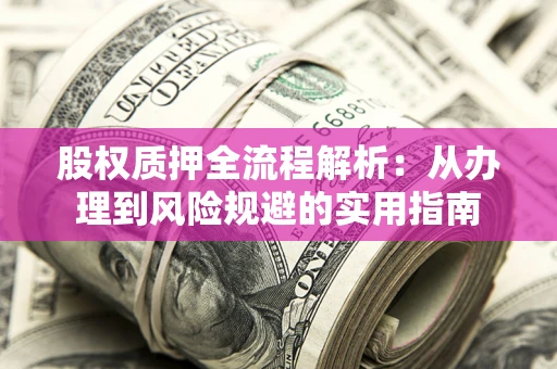 武汉股权质押全流程解析：从办理到风险规避的实用指南