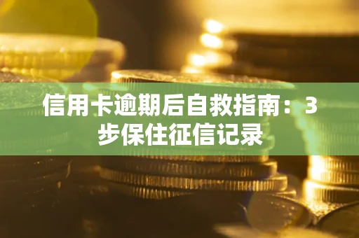 武汉信用卡逾期后自救指南：3步保住征信记录