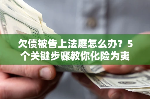 武汉欠债被告上法庭怎么办？5个关键步骤教你化险为夷