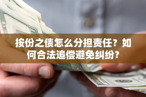 武汉按份之债怎么分担责任？如何合法追偿避免纠纷？